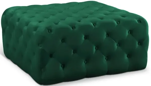 Meridian Furniture Ariel Velvet Ottoman/Bench