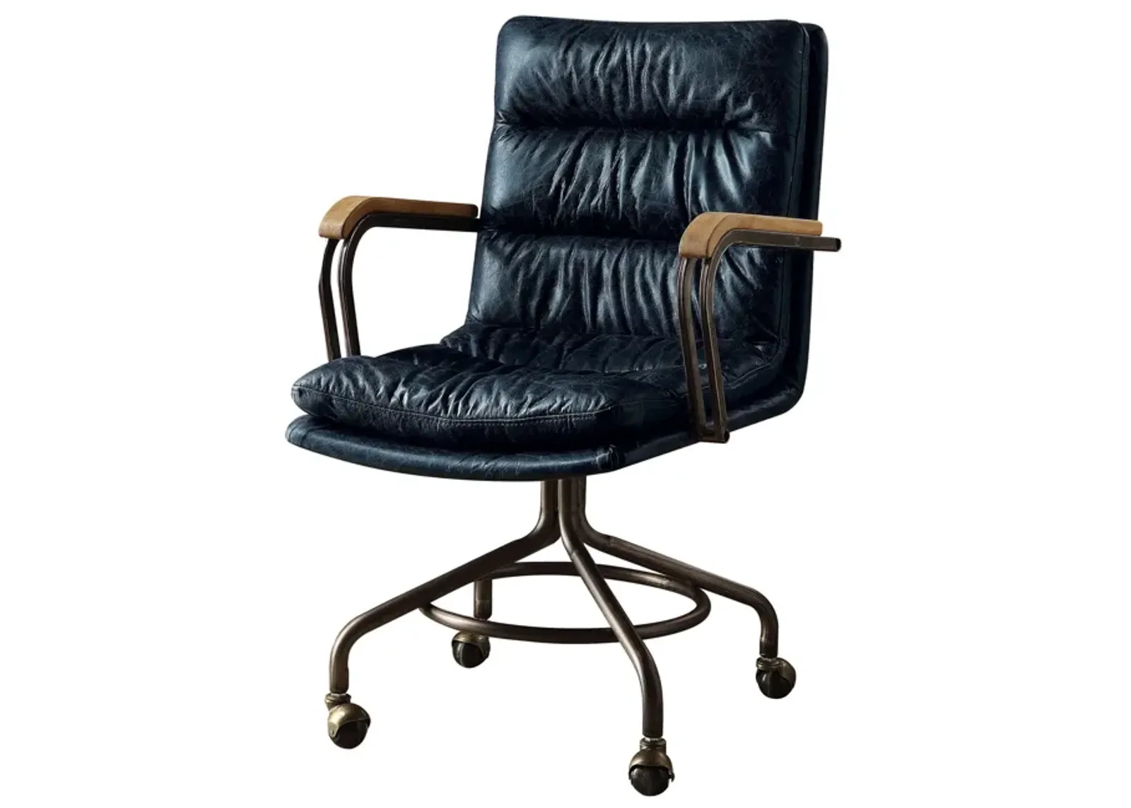 Metal & Leather Executive Office Chair