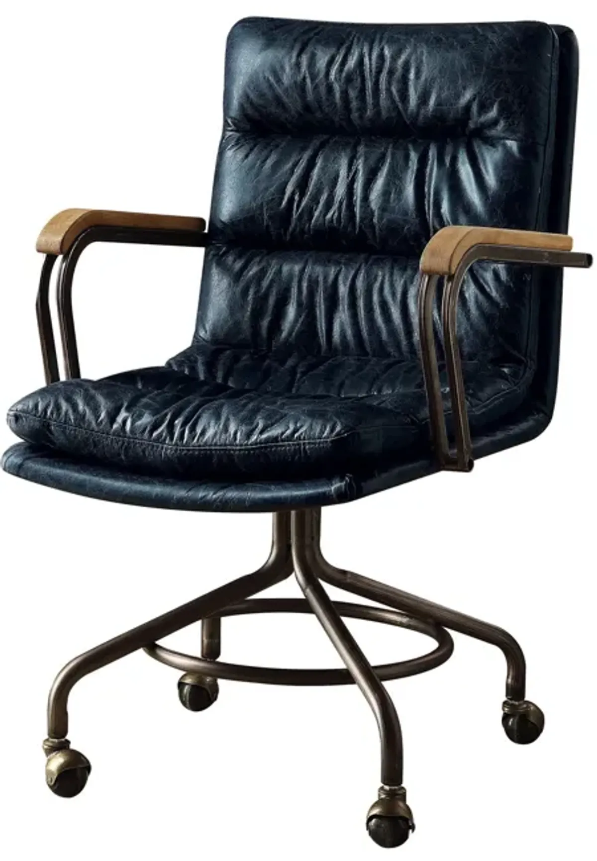 Metal & Leather Executive Office Chair