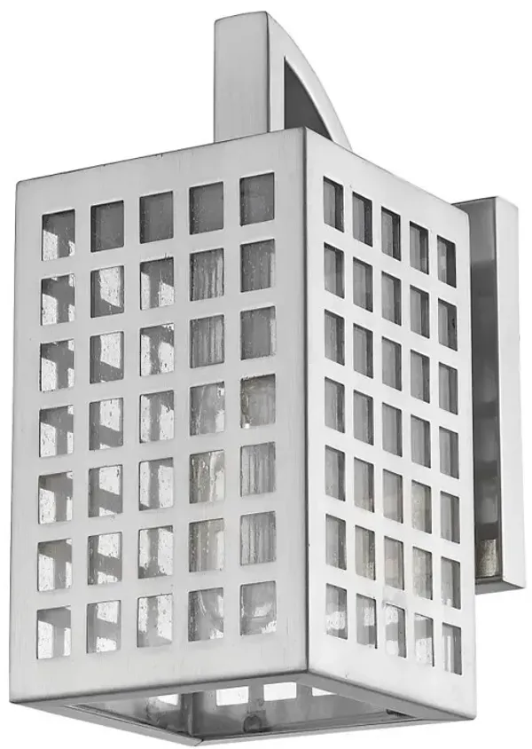 Hivvago Letzel 1-Light Satin Nickel Wall Light