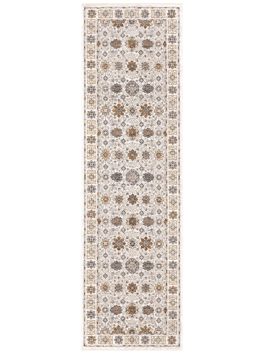 Maharaja 2'3" x 7'6" Ivory Rug