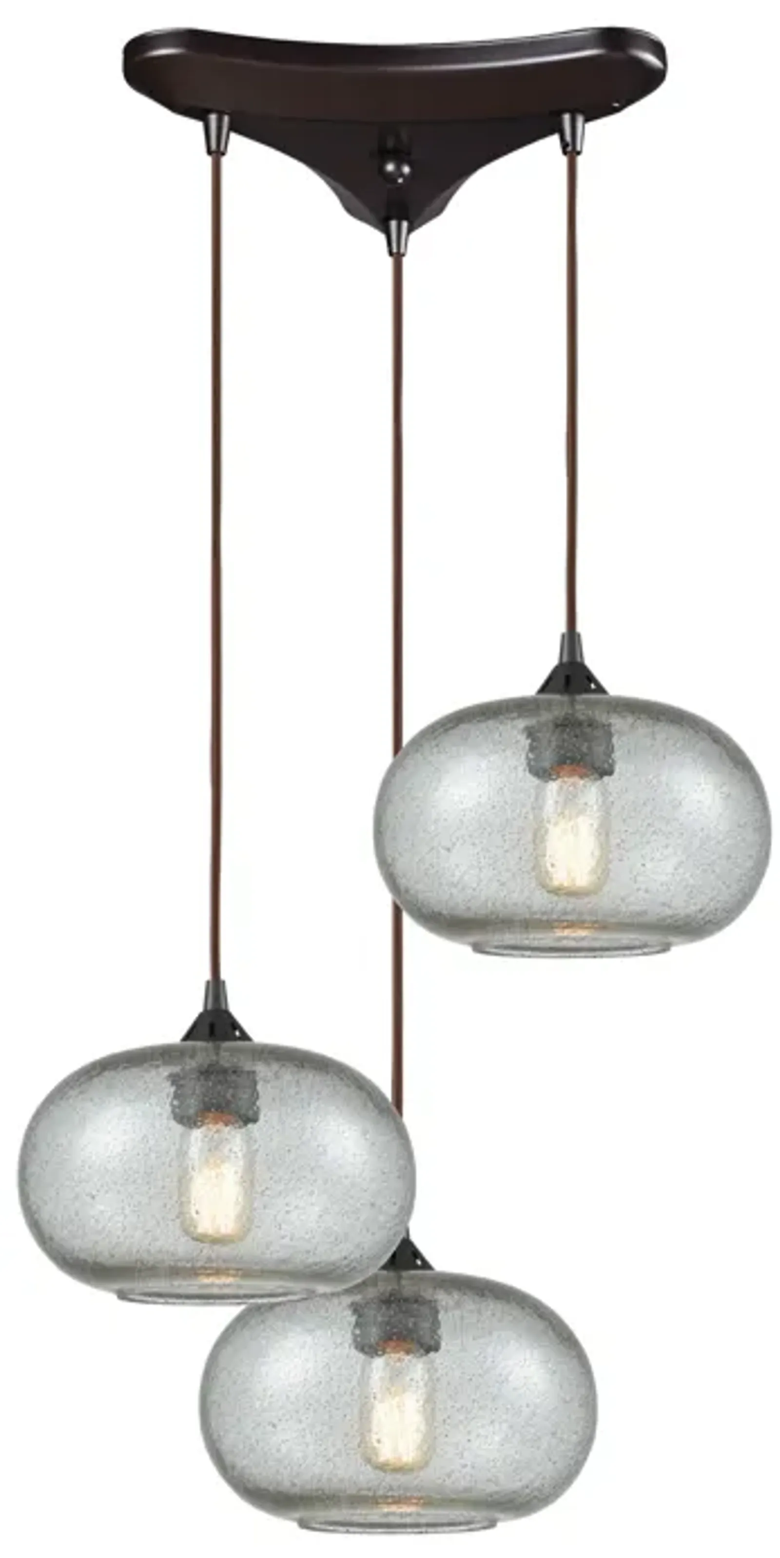 Volace 3 Light Triangular Pendant