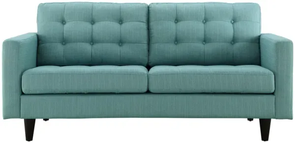 Empress Upholstered Fabric Loveseat