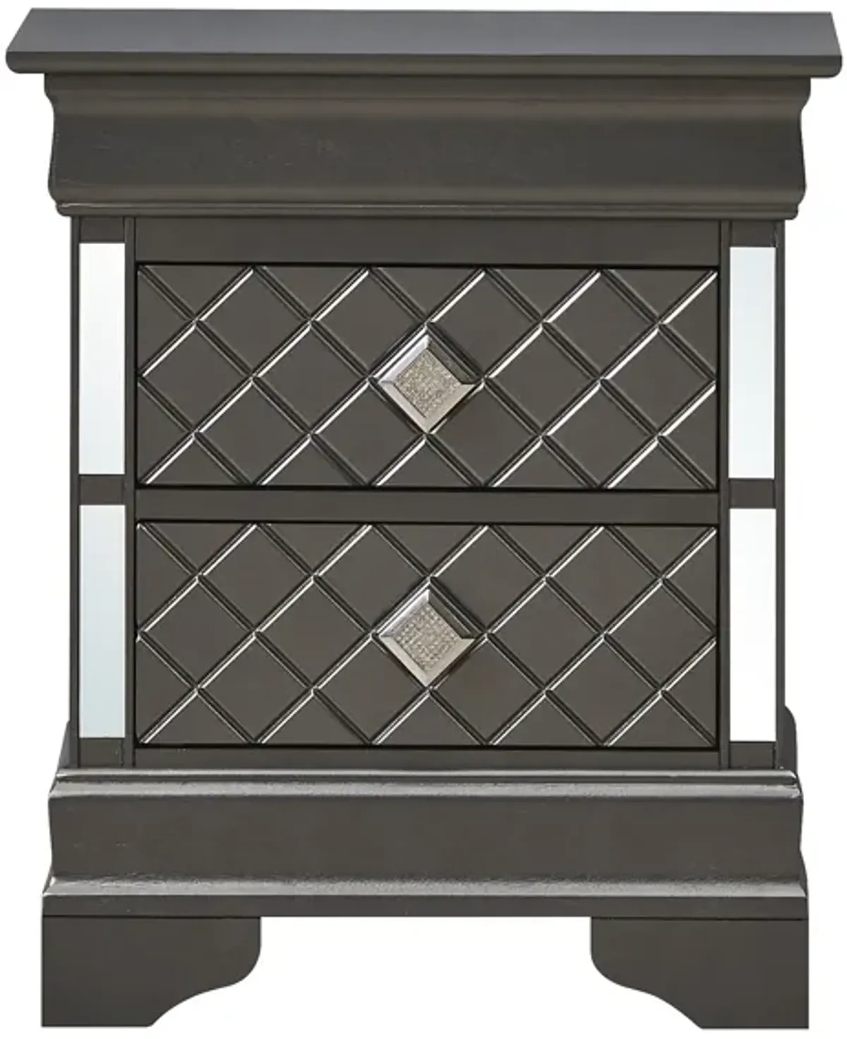 Verona 2-Drawer Nightstand (24 in. H x 16 in. W x 21 in. D)