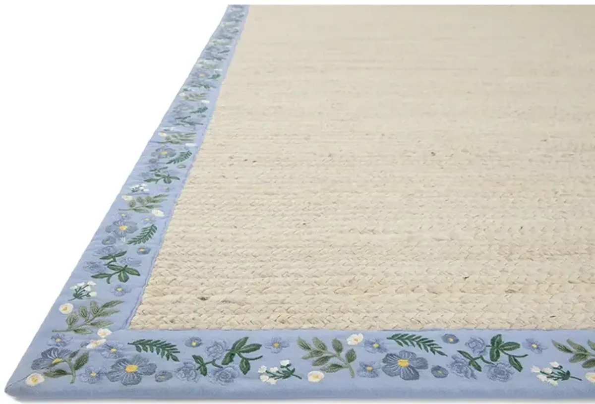 Costa COS01 Ivory/Periwinkle 7'9" x 9'9" Rug