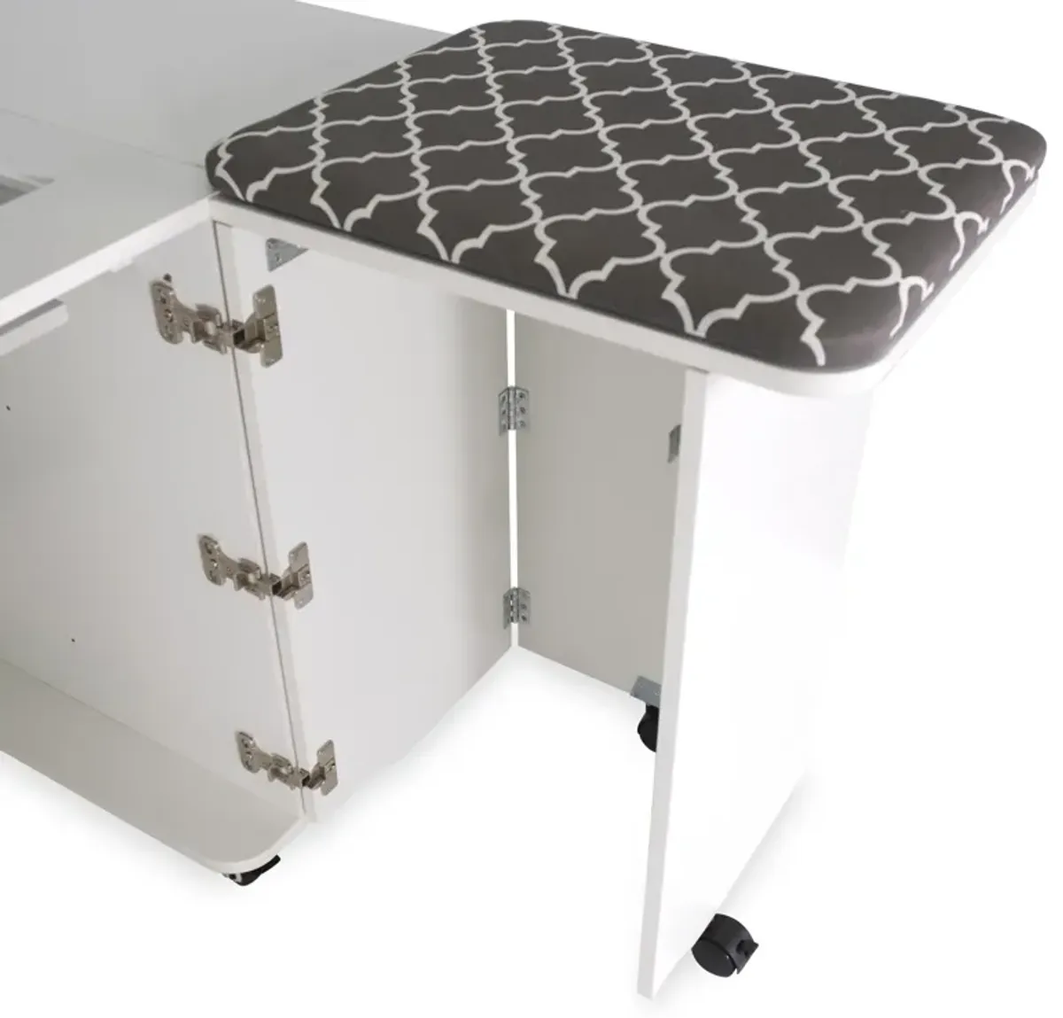 Sydney Hydraulic XL Sewing Cabinet (Ash White)