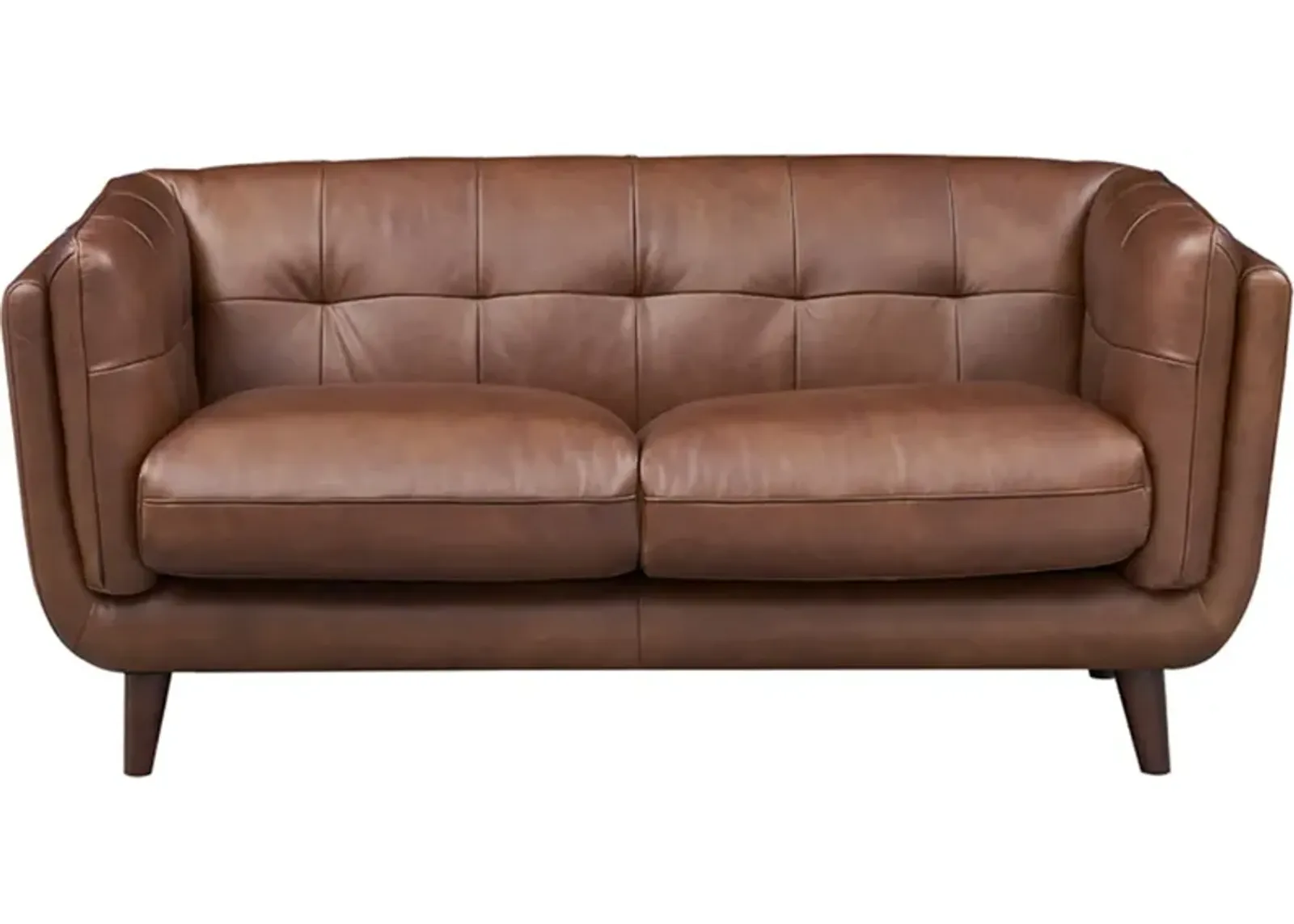 Solana Top Grain Leather Loveseat