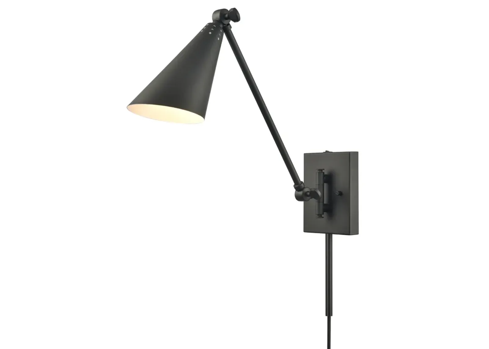 Whitmire 10.5'' High 1-Light Black Sconce