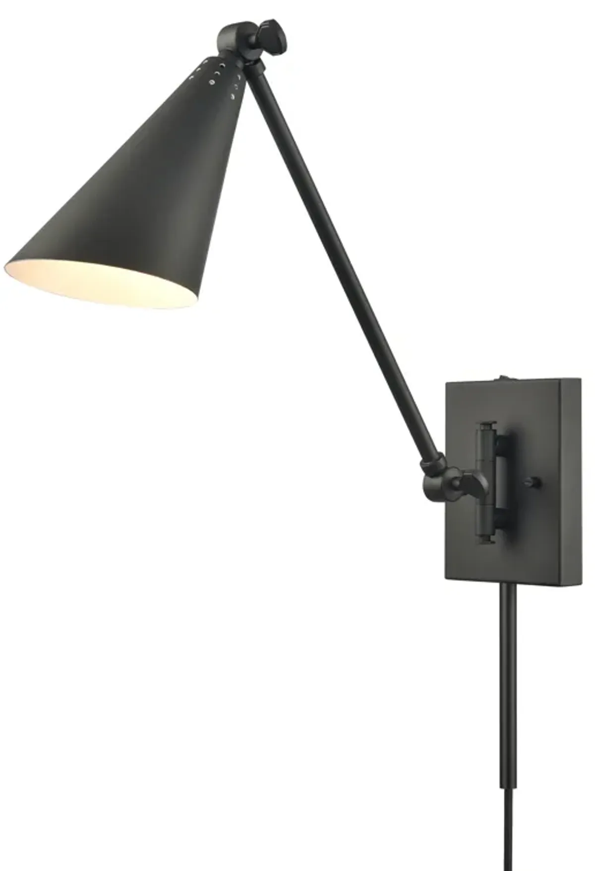 Whitmire 10.5'' High 1-Light Black Sconce