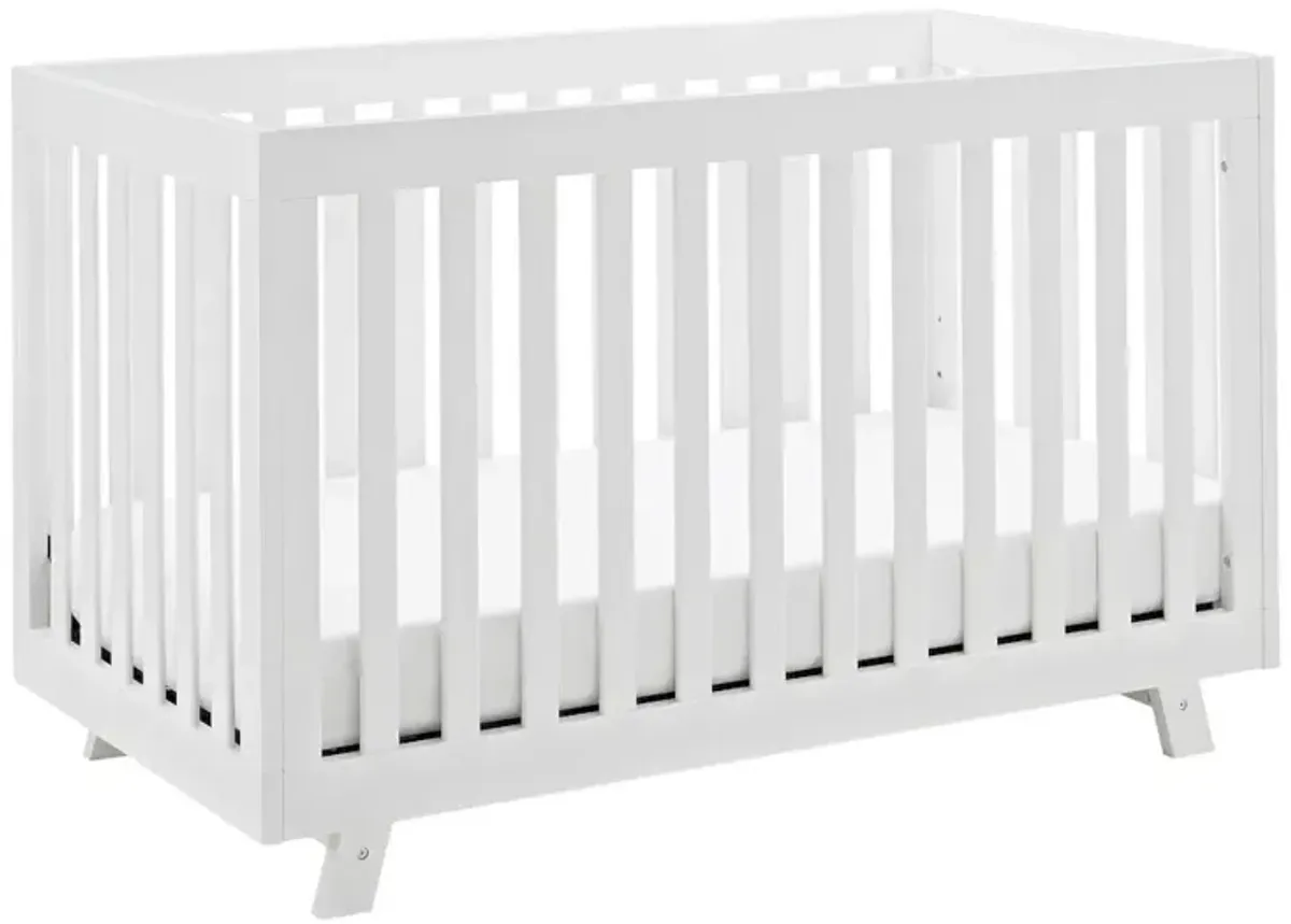Storkcraft Beckett 3-in-1 Convertible Crib (White)