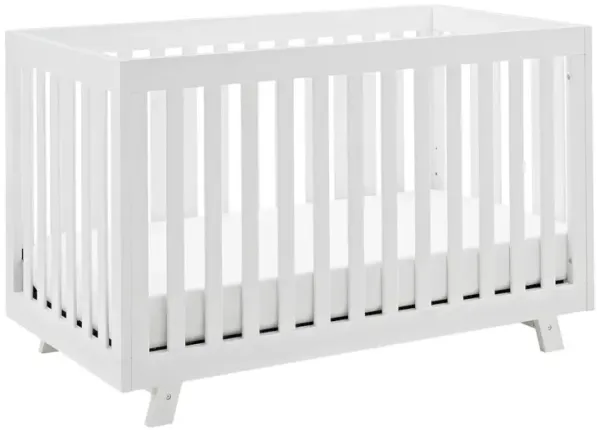 Storkcraft Beckett 3-in-1 Convertible Crib (White)