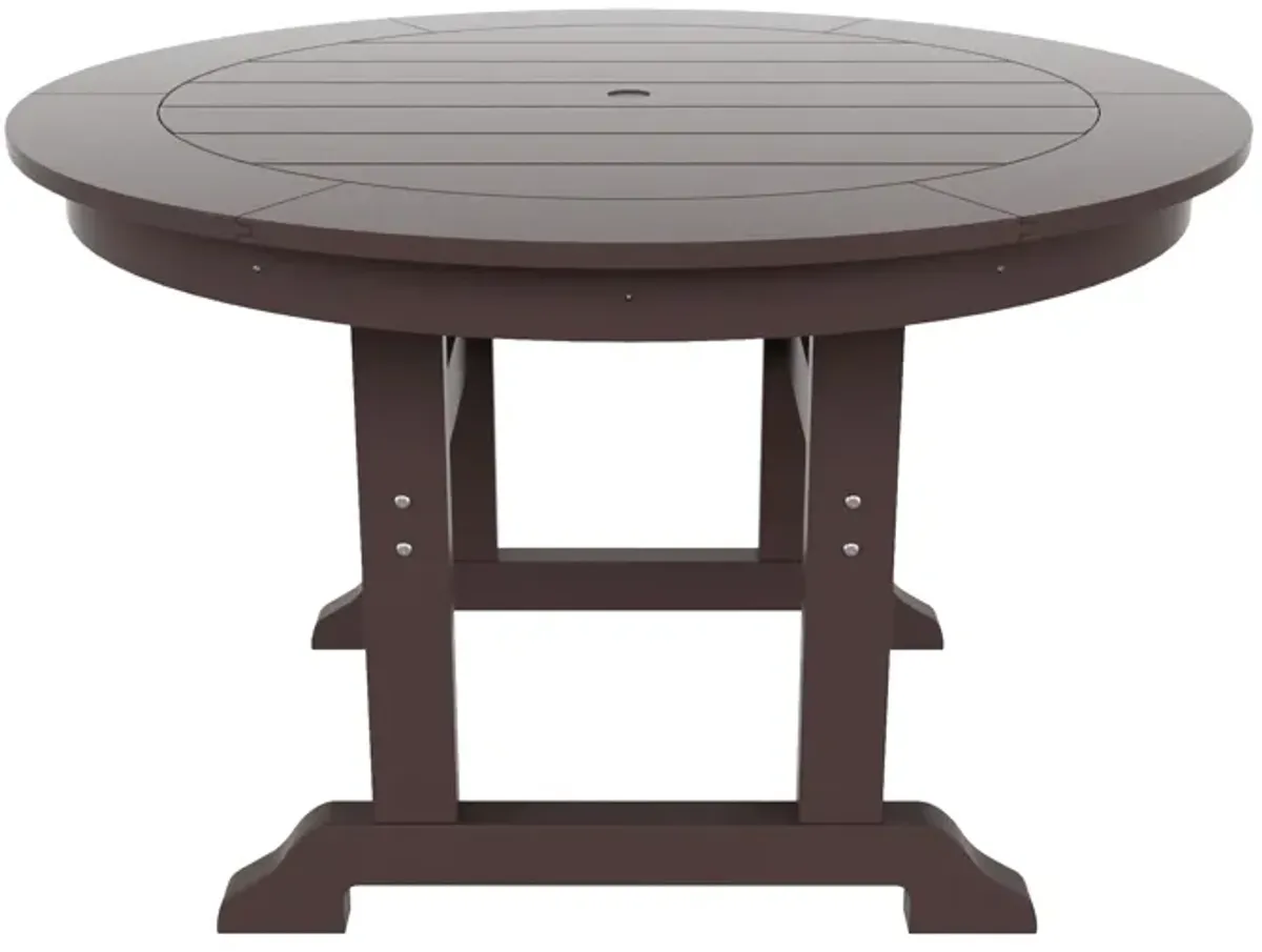 WestinTrends 47" Round Outdoor Patio Dining Table