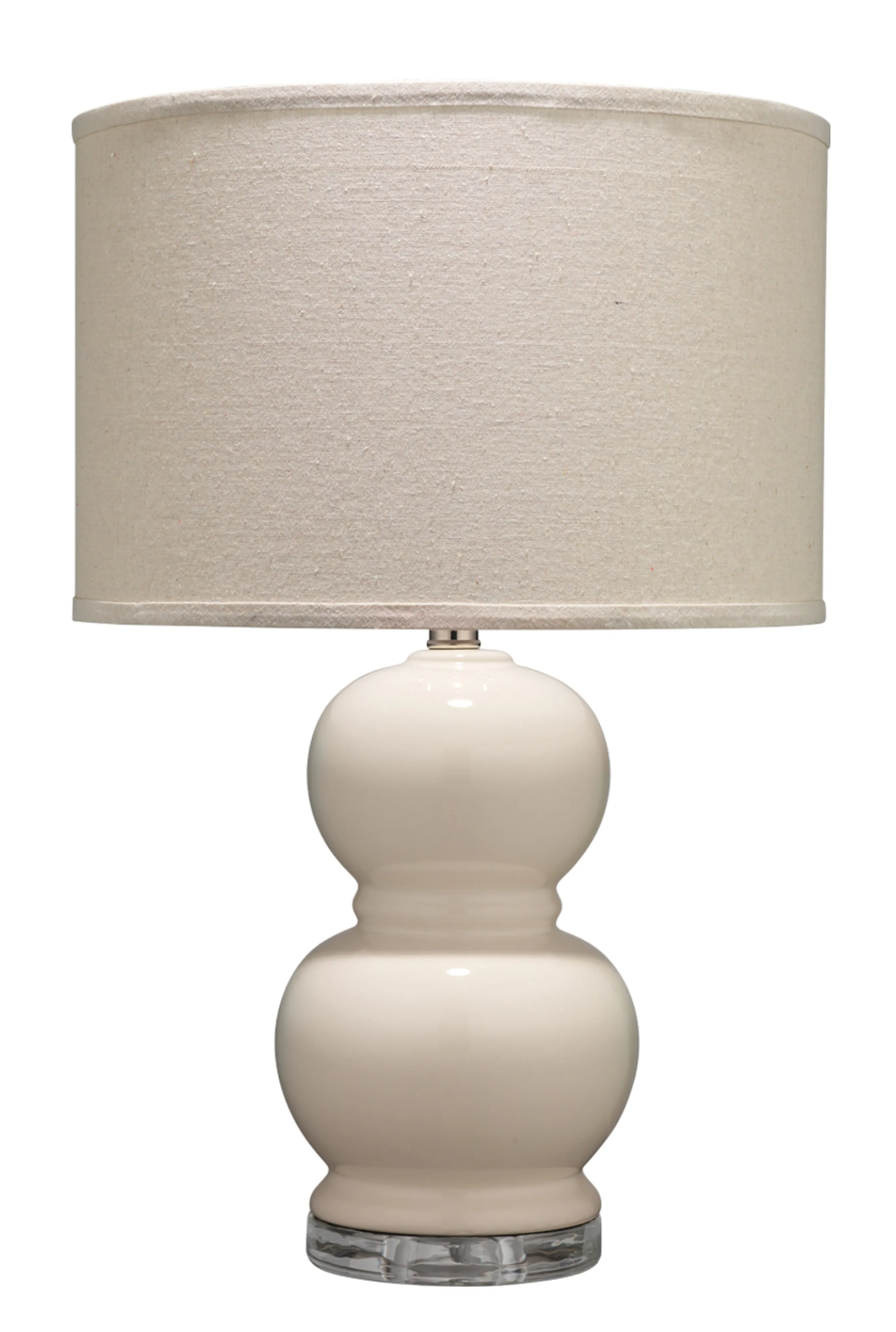 Bubble Ceramic Table Lamp, Cream