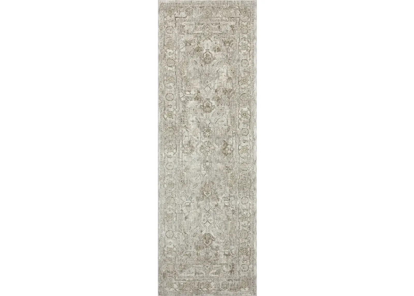 Honora Grey/Taupe 2'7" x 10'0" Runner Rug by Amber Lewis x Loloi