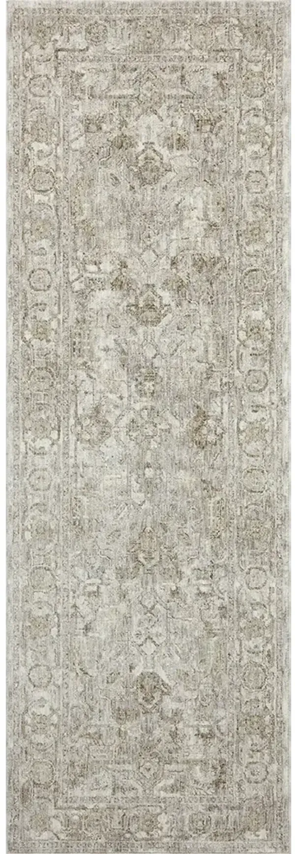 Honora Grey/Taupe 2'7" x 10'0" Runner Rug by Amber Lewis x Loloi