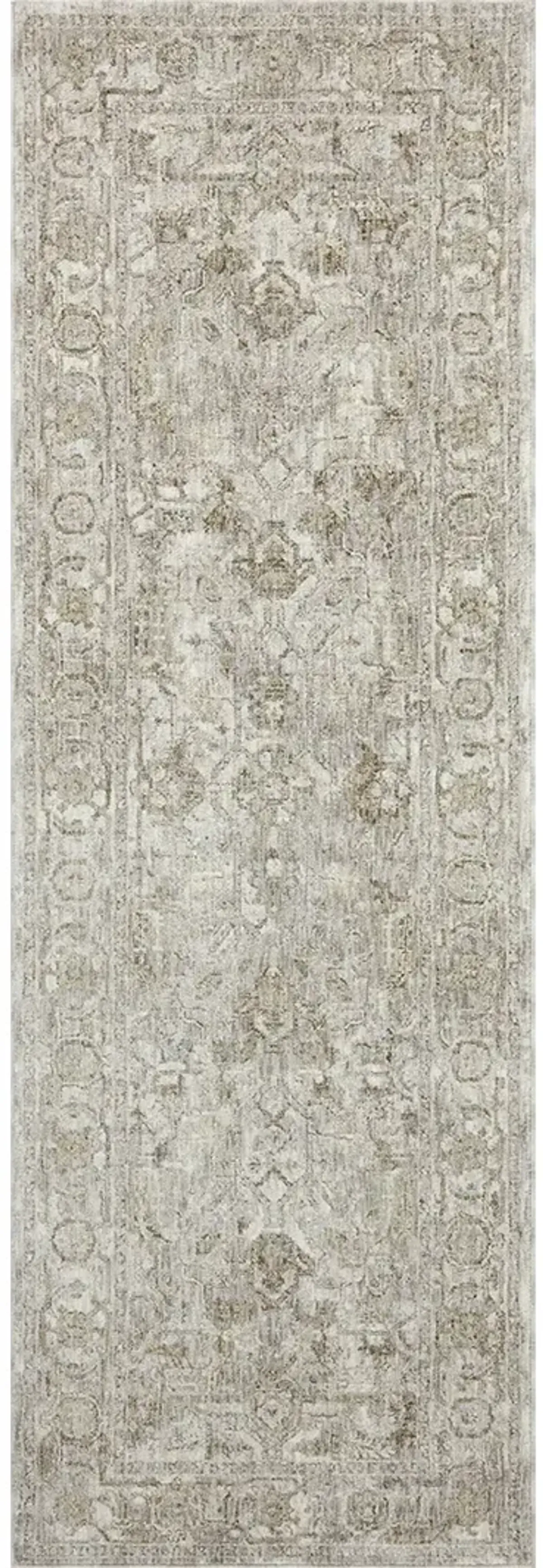 Honora Grey/Taupe 2'7" x 10'0" Runner Rug by Amber Lewis x Loloi