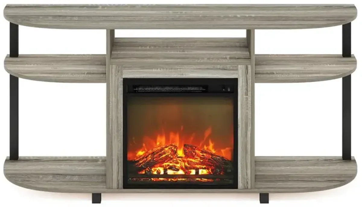 Entertainment Center Stand with Fireplace for TV up to 55 Inch