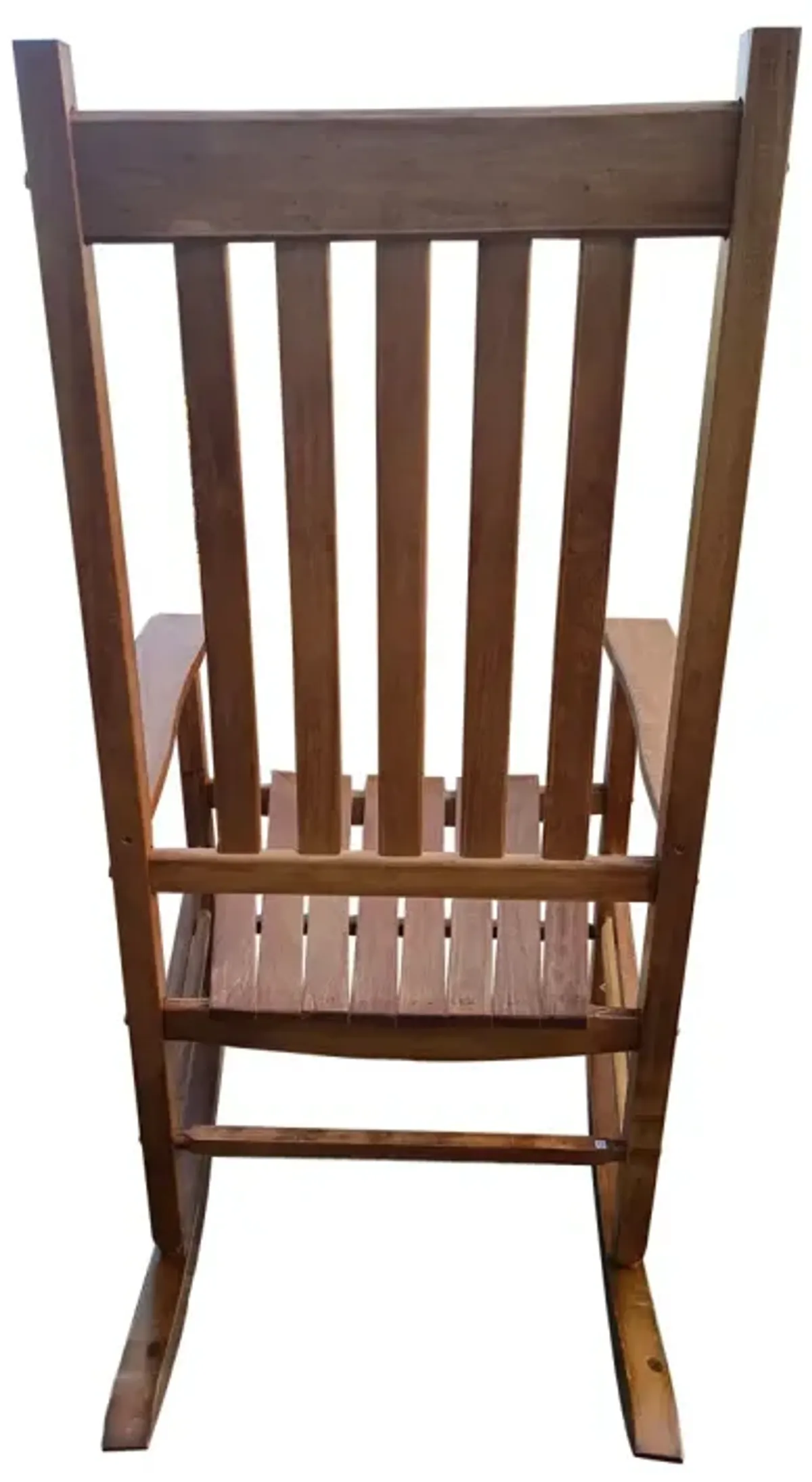 Balcony Porch Adult Rocking Chair Brown