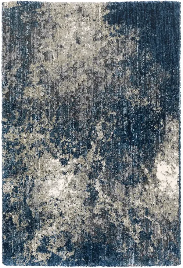 Aspen 3'10" x 5'5" Blue Rug