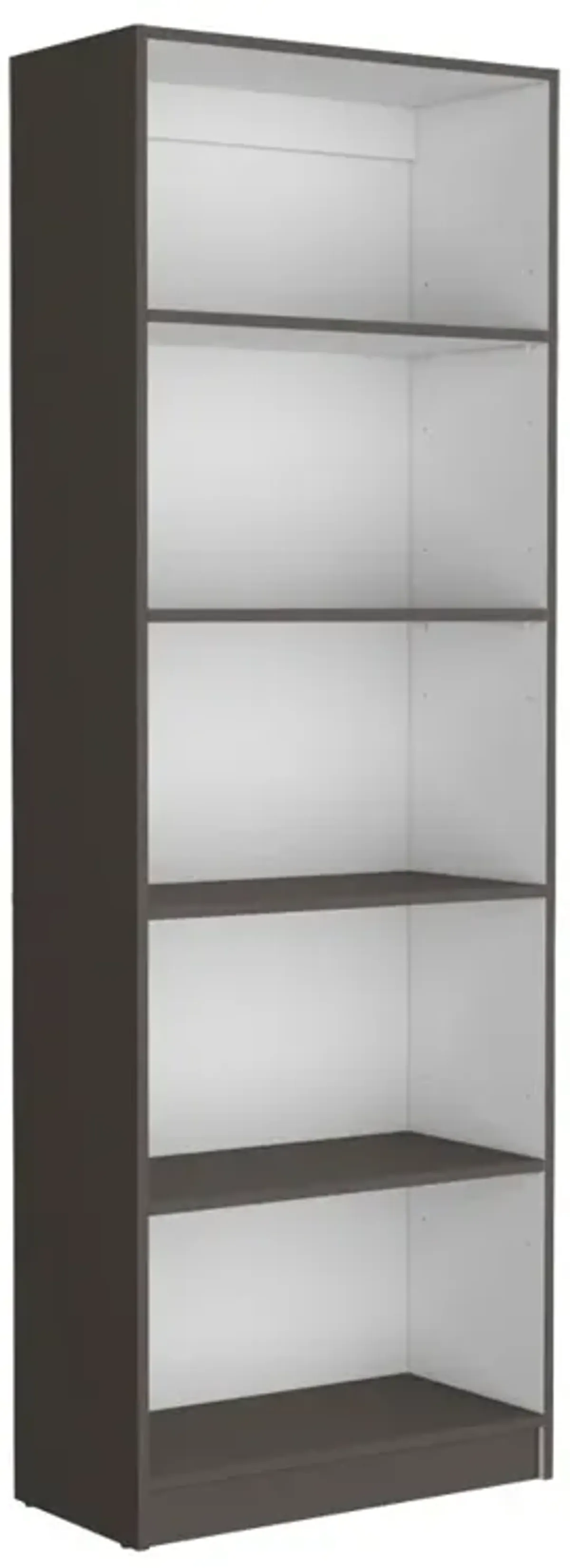 Bookcase 4-Shelves Benzoni, Office, Matt Gray / White