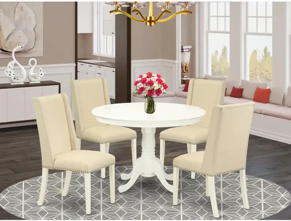 Dining Room Set Linen White