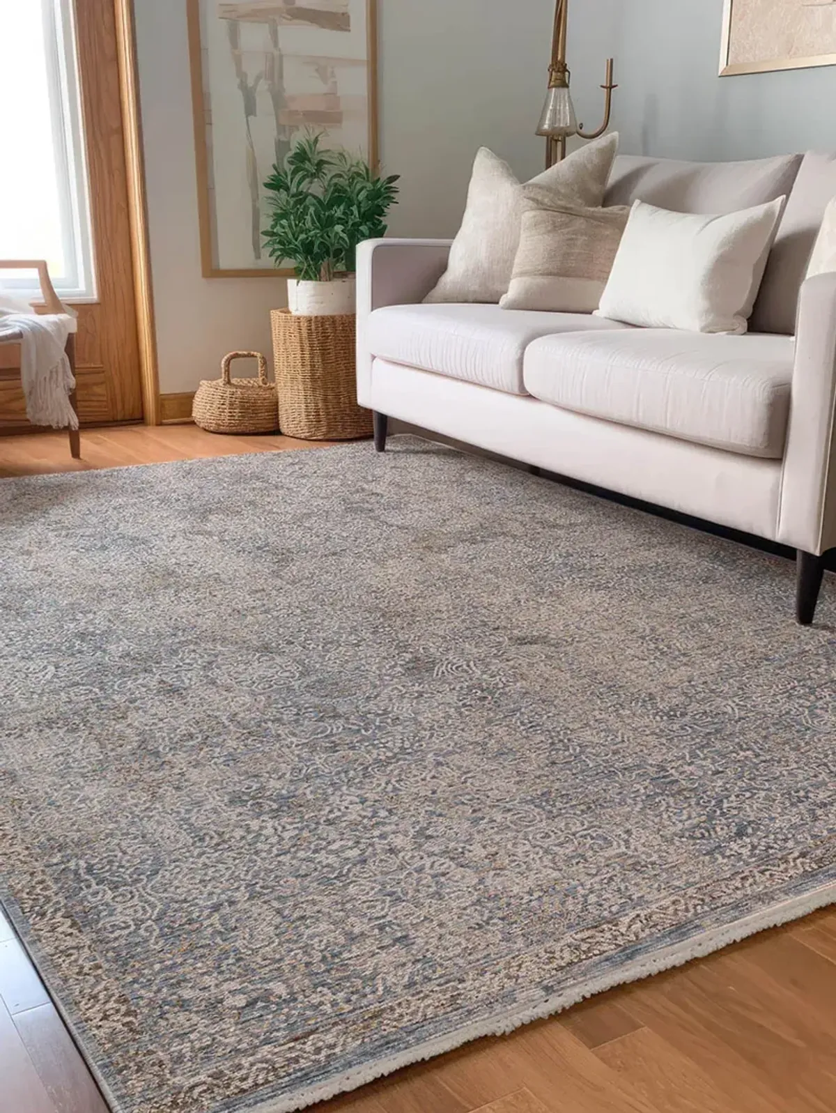 Vienna VI5 Denim 3' x 5' Rug
