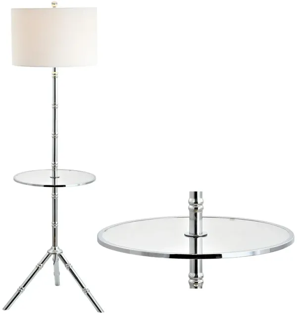 Hall Metal LED End Table Floor Lamp