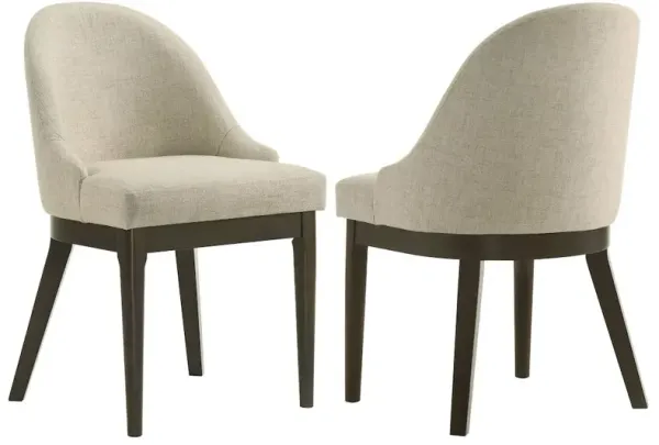 Reseda Upholstered Dining Side Chair Oatmeal (Set of 2)