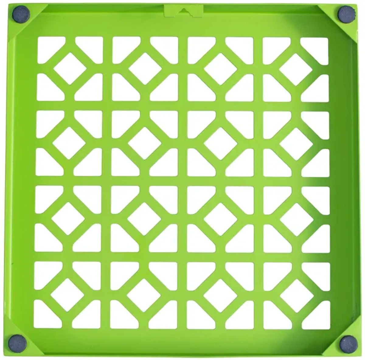 Breeze Block Metal Wall Tile: 7' x 7' Greenery