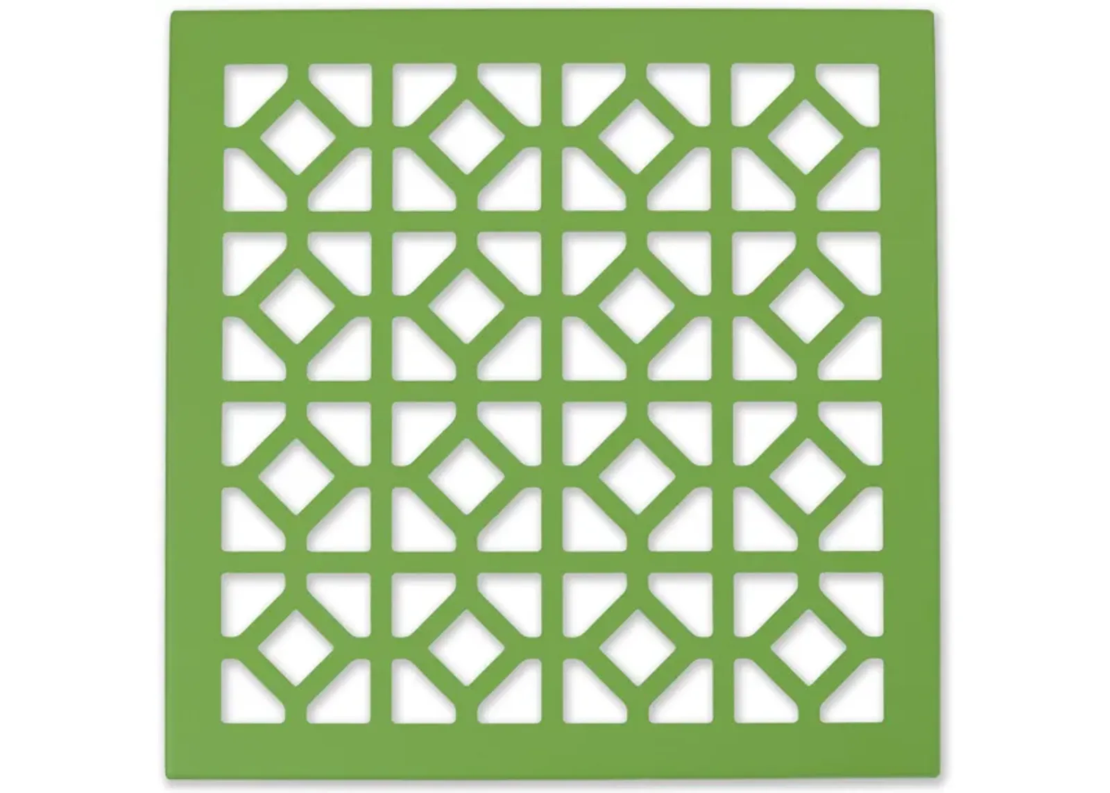 Breeze Block Metal Wall Tile: 7' x 7' Greenery