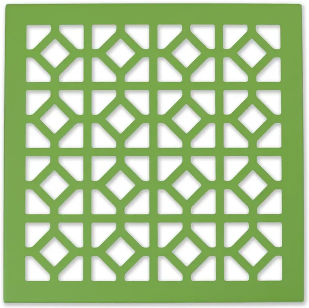 Breeze Block Metal Wall Tile: 7' x 7' Greenery