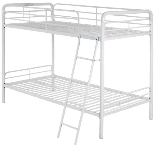 Better Home Products Twin over Twin Metal Bunk Bed