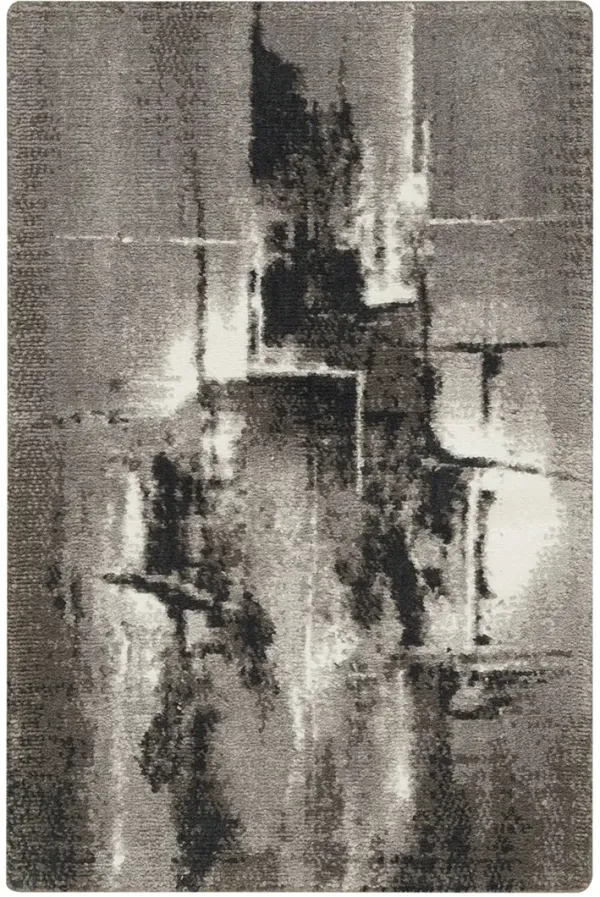 Twilight TWI30 Gray/Ivory/Black 2' x 3' Rug