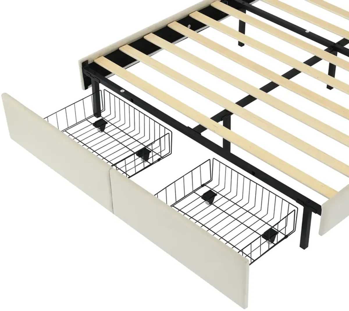 Merax Princess Platform Bed with LED