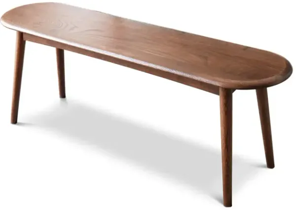 Natural Oak Wood Dining Bench Bed Bench For Dining Room, Bedroom
