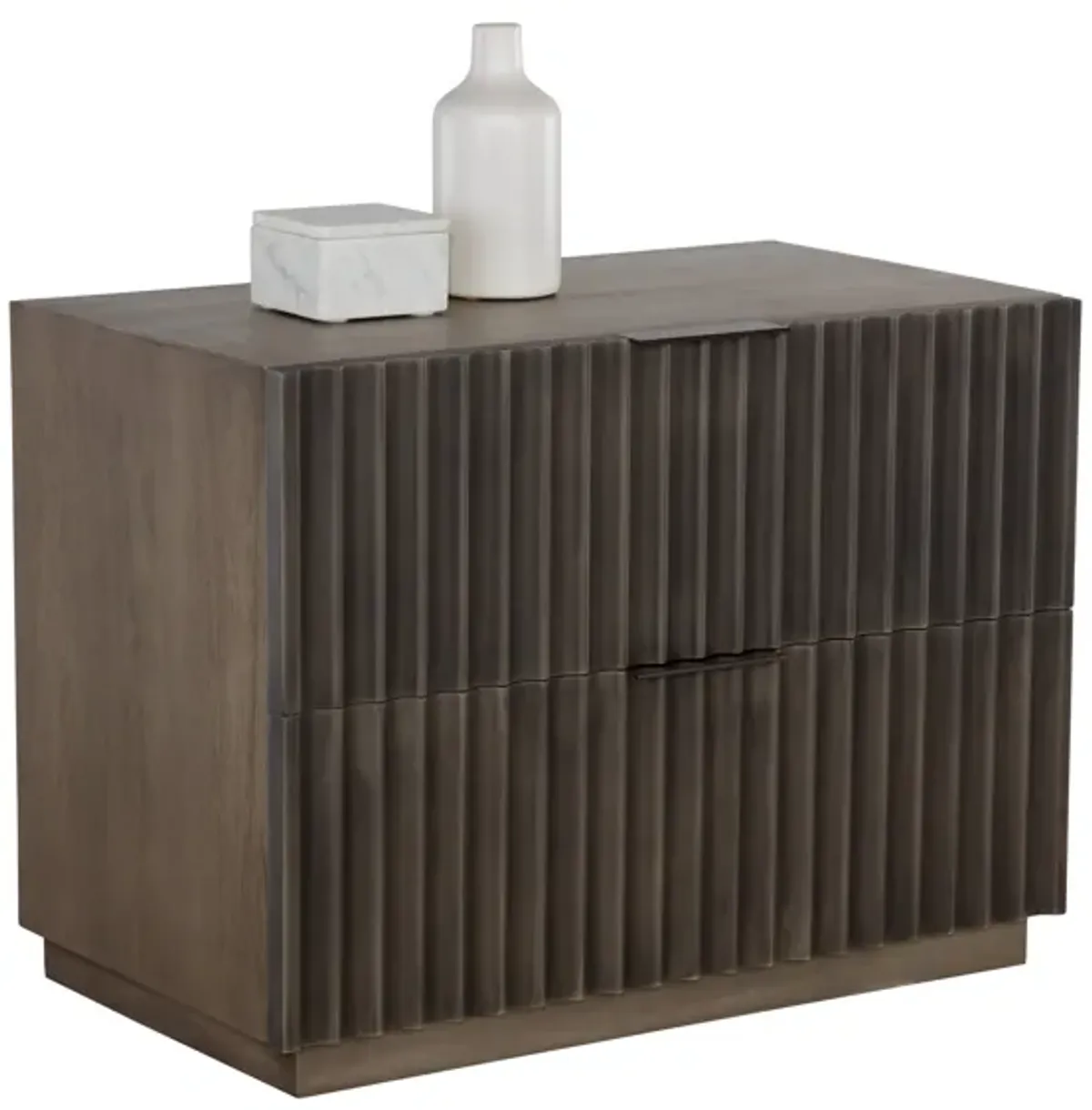 Carlin Taupe Nightstand
