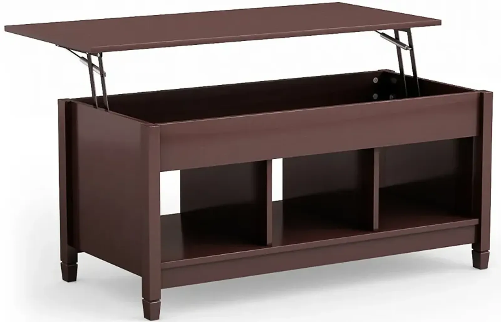 Lift Top Coffee Table with Hidden Storage Compartment