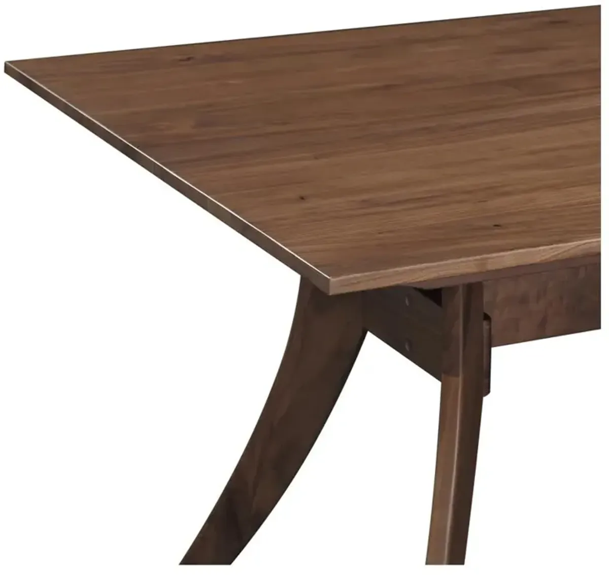 Moe's Home Collection Florence Rectangular Dining Table Small Walnut