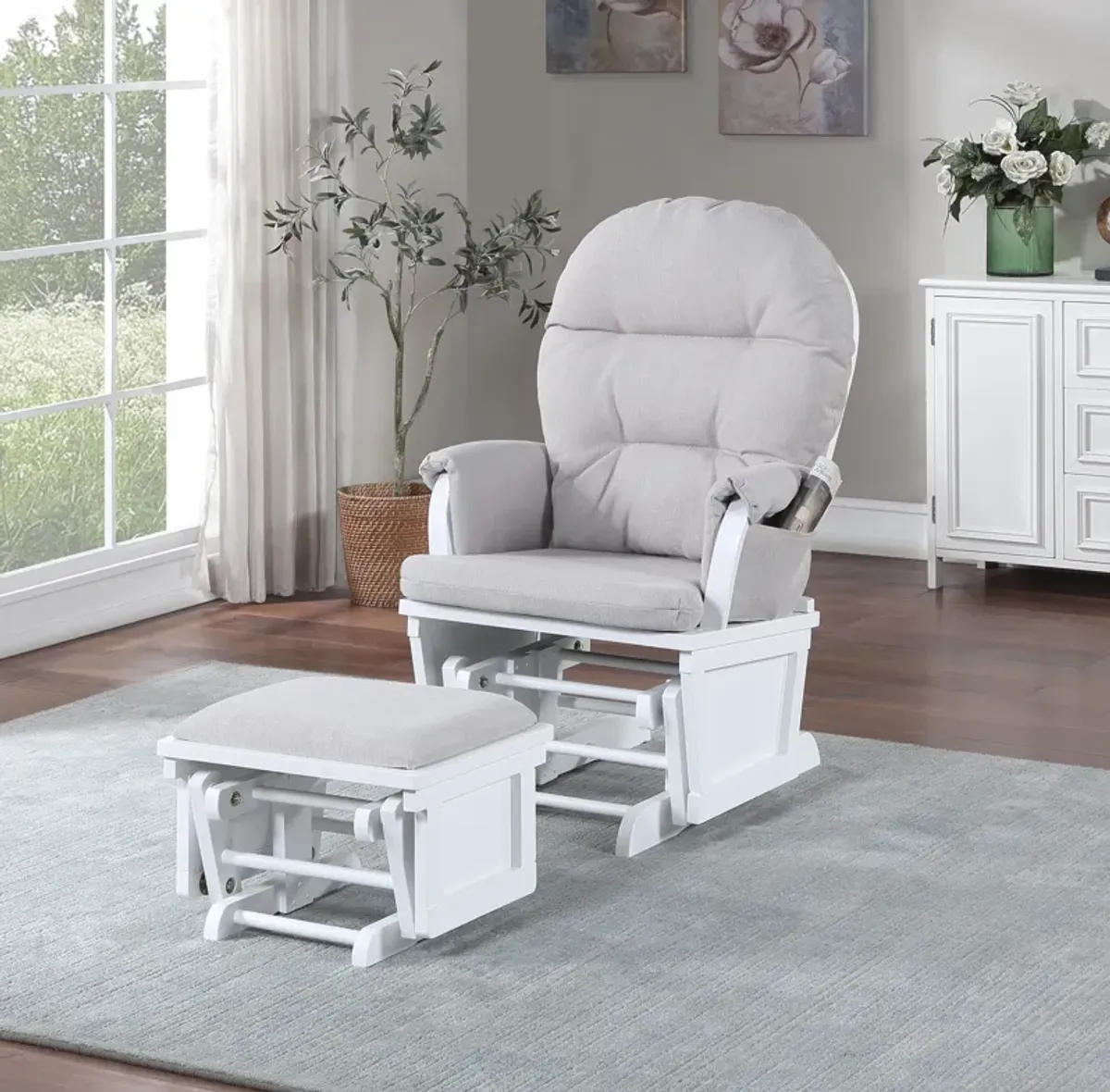 Madison Glider and Ottoman