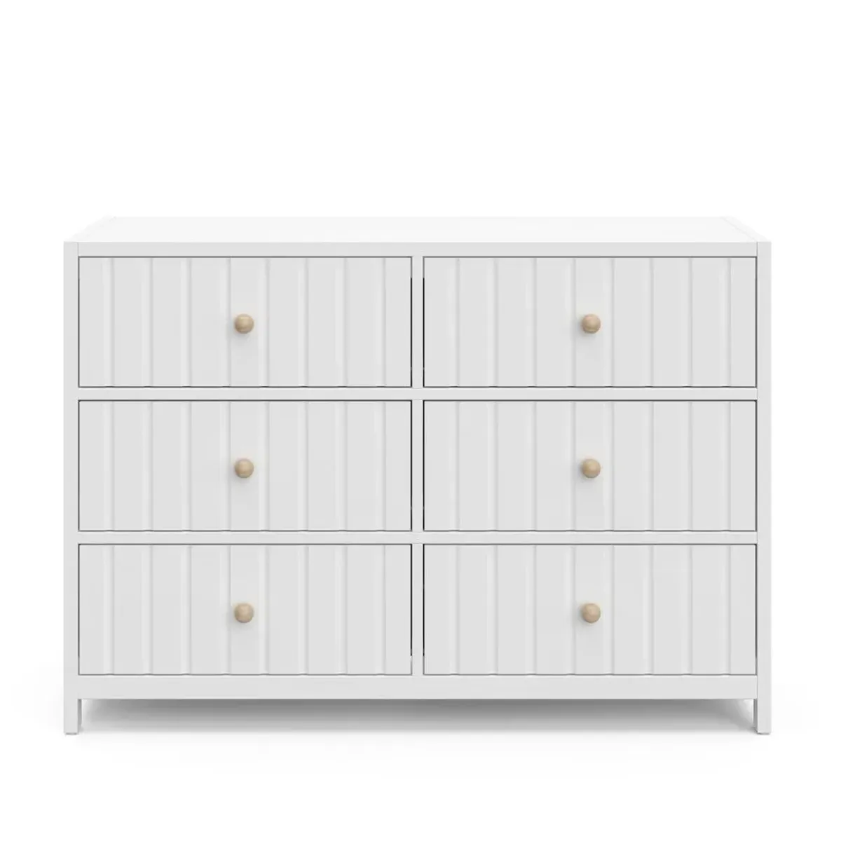 Graco Teddi 6 Drawer Double Dresser (White)