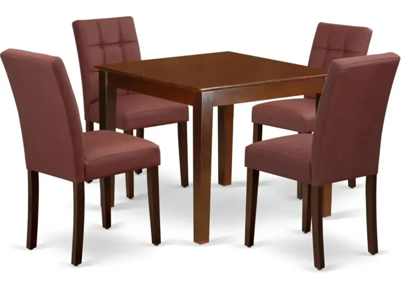 5 Piece Dining Room Set consists A Wooden Kitchen Table