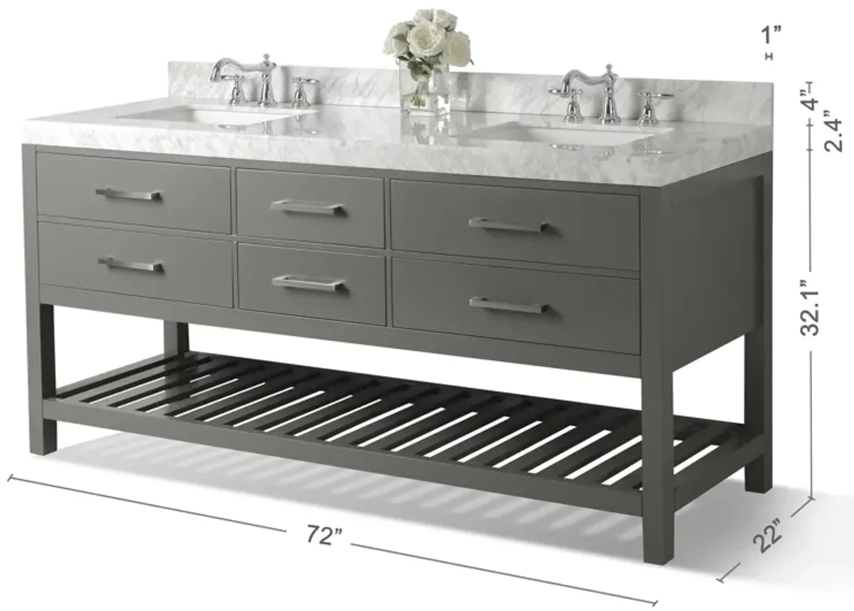 Elizabeth 72 in. Bath Vanity Set