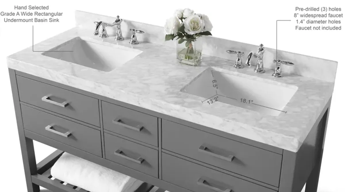 Elizabeth 72 in. Bath Vanity Set