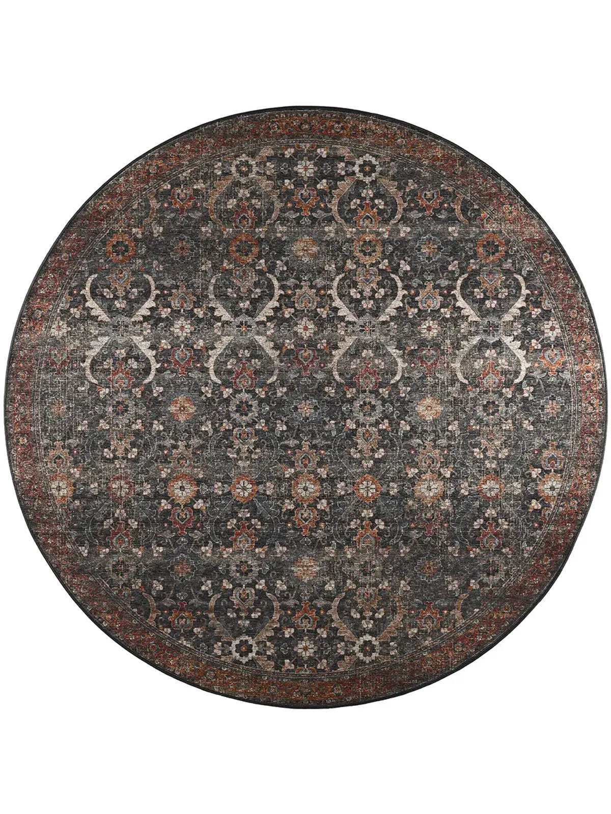 Jericho JC1 Charcoal 6' Rug