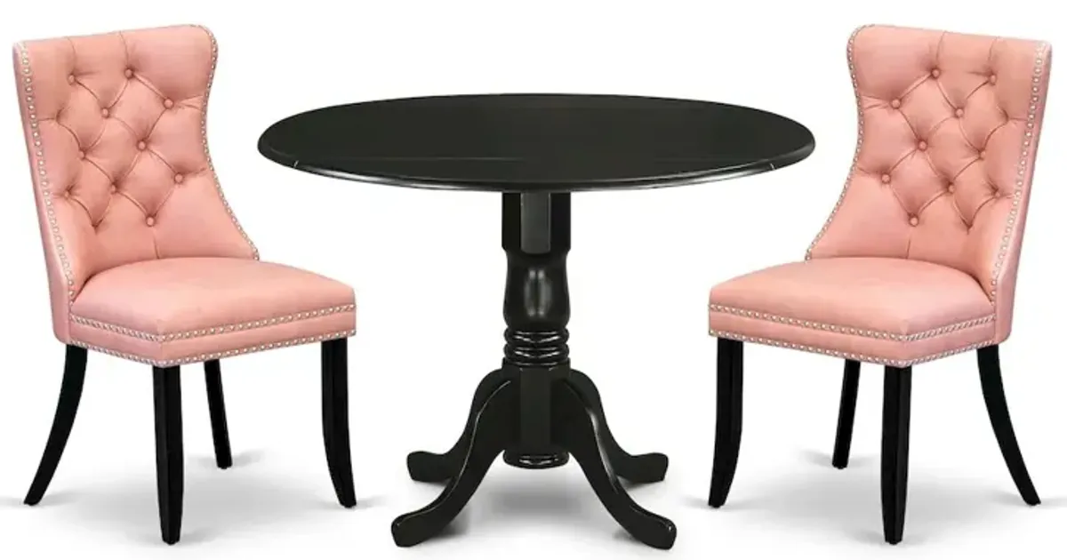 3 Piece Kitchen Table & Chairs Set