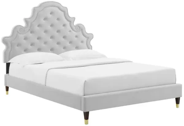 Modway - Gwyneth Tufted Performance Velvet King Platform Bed