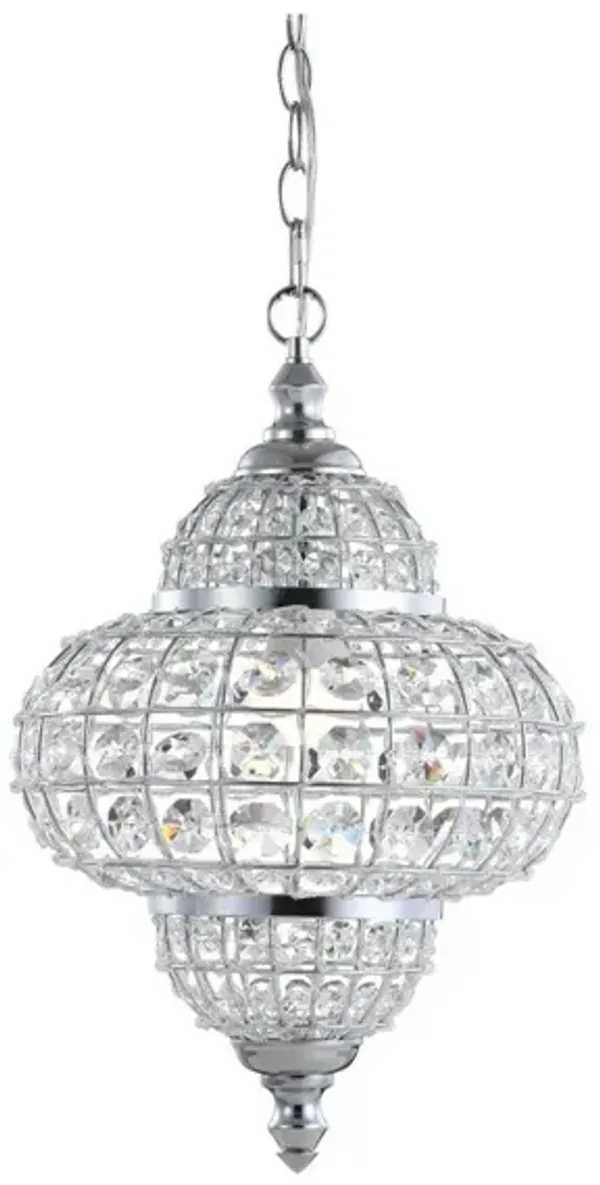 Juliette Crystal/Metal LED Pendant Pendant