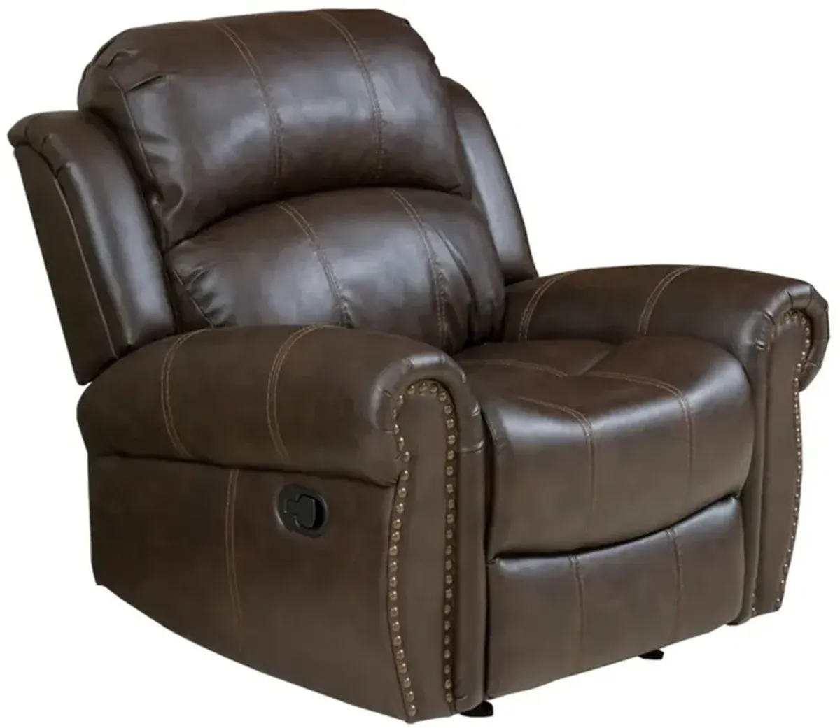 Merax Faux Leather Manual Glider Standard Recliner