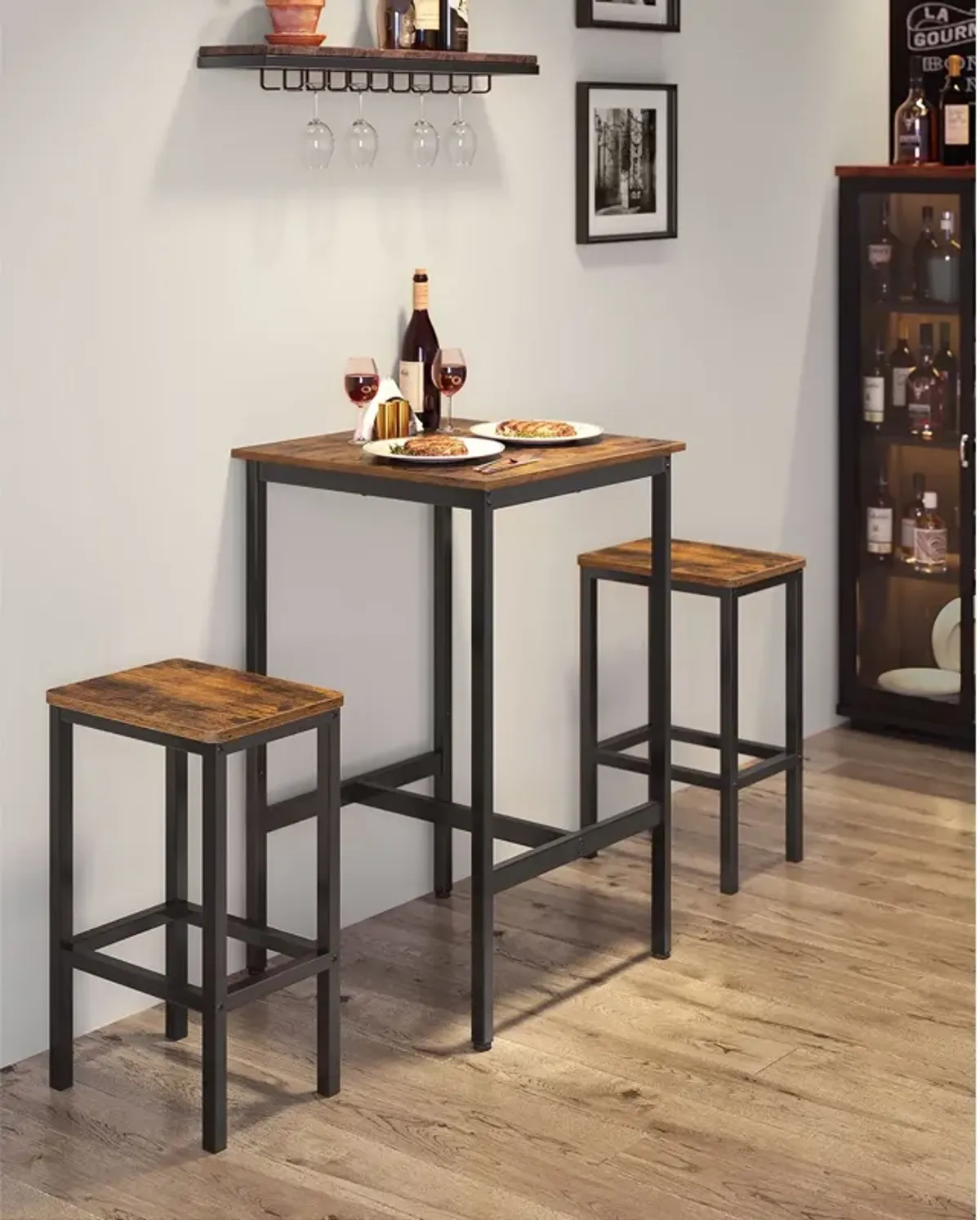 Bar Table and Chairs Set for Modern Dining and Entertaining