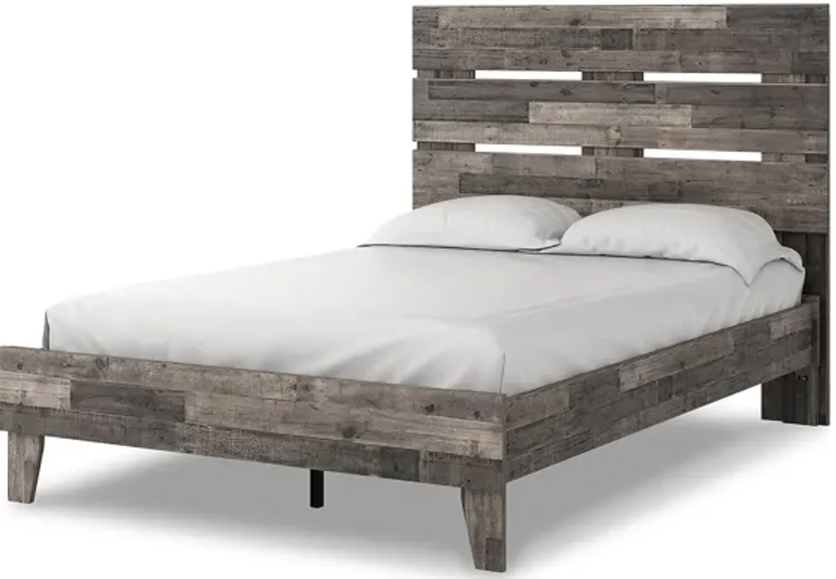 Full Panel Platform Bed